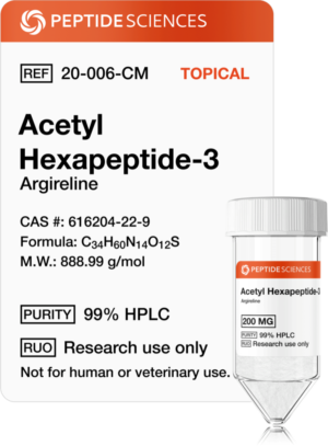 Acetyl Hexapeptide-3 (Argireline) 200mg (Topical)