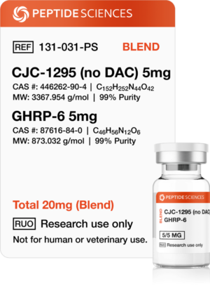 CJC-1295 (No DAC), GHRP-6 10mg (Blend)
