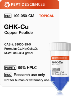 GHK-Cu 1gram (Copper Peptide) (1000mg) (Topical)